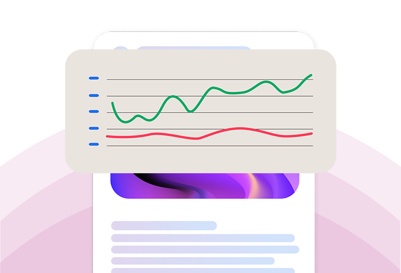 Siteimprove content performance dashboard showing analytics trends and content optimization insights.