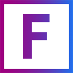 Gradient icon of a 'F' representing the Figma plugin.